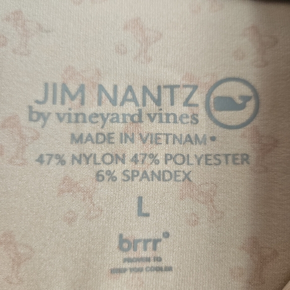 Vineyard Vines X Jim Nantz "Martini" Performance Golf Polo LARGE - Picture 10 of 11